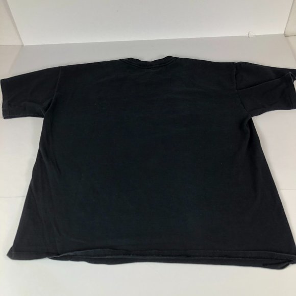 Vintage 1990s Kool Cigarette Shirt Men Large Black Promo Short Sleeve Distressed - Picture 6 of 9